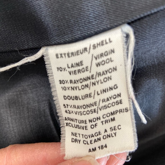 Vintage 70’s/80’s Wool Blend Holiday Red Double Breasted Puff Sleeve Peacoat - Picture 15 of 15